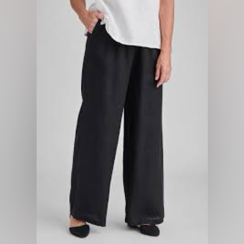 FLAX linen Black pants
